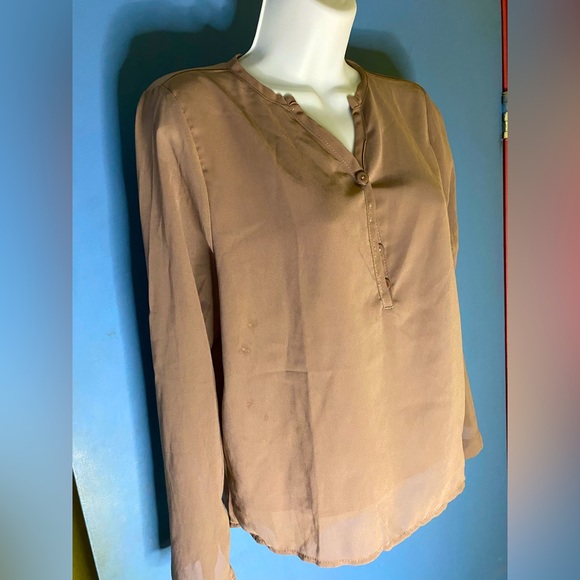 Brown Button Up - Picture 1 of 3